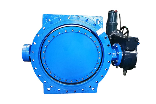 Van bướm lệch tâm đôi, làm kín mềm – bộ truyền động điện